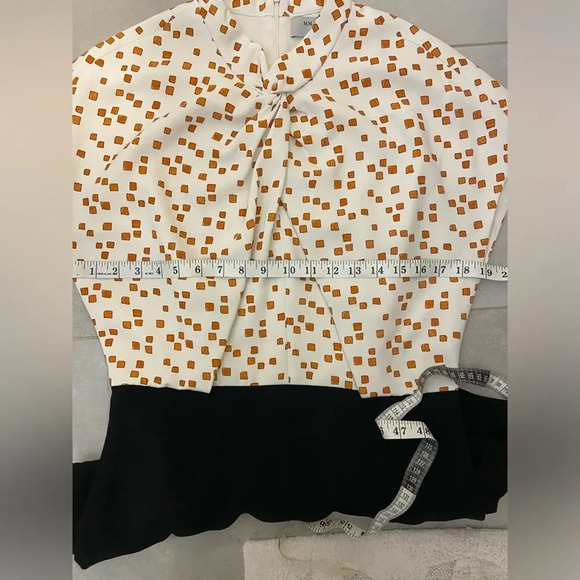 M.M. LaFleur The Adelaide Dress Mosaic Print Size 8 - Picture 8 of 9